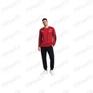 Miami Heat Nike Dri-FIT Long Sleeve Shirt – Red – Men’s M – NBA Official